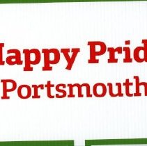 Happy Pride, Portsmouth! (sign)